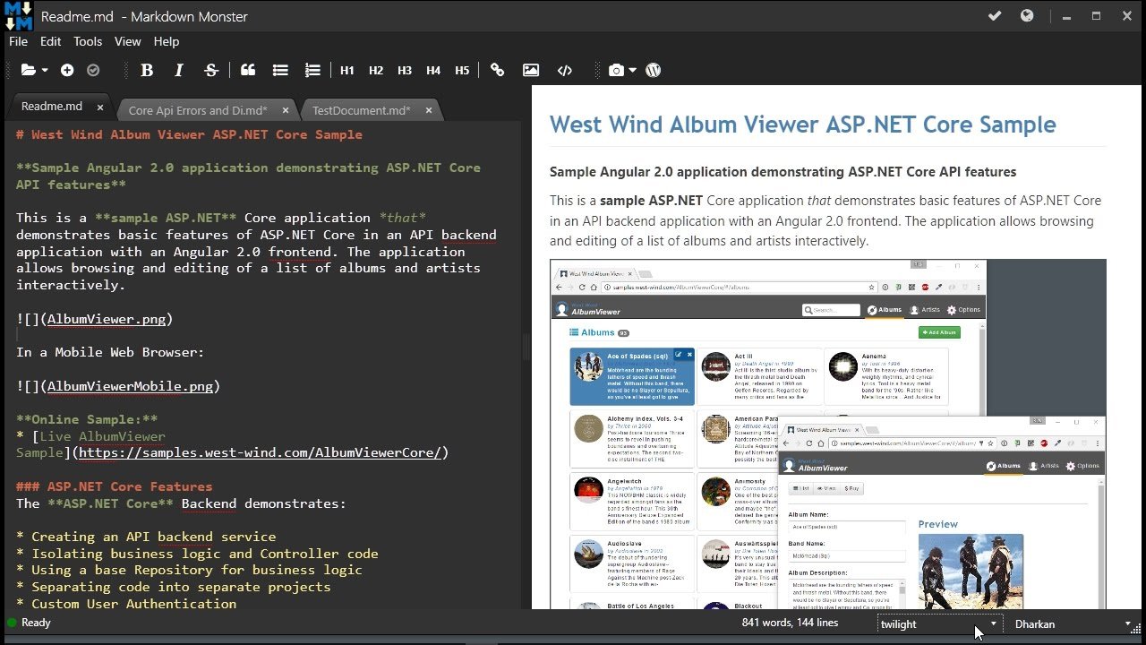 Markdown Monster 4.3.4.1 For Windows Download