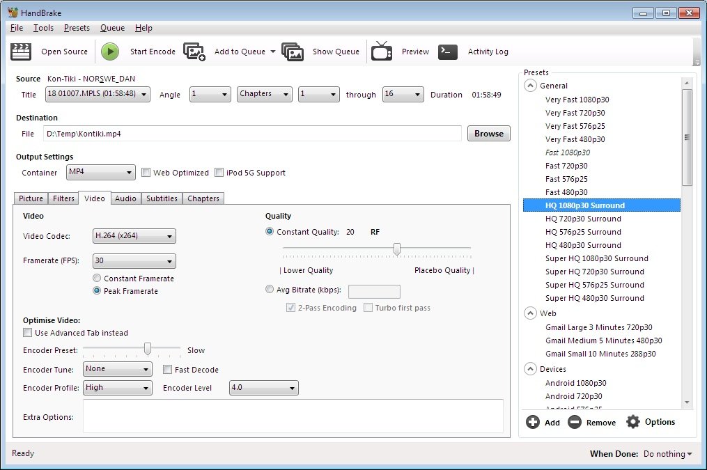 HandBrake 1.11.2 For Windows