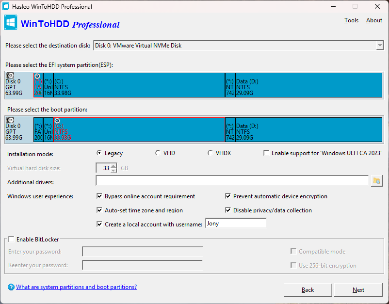 Hasleo WinToHDD 7.0.2.2 For Windows
