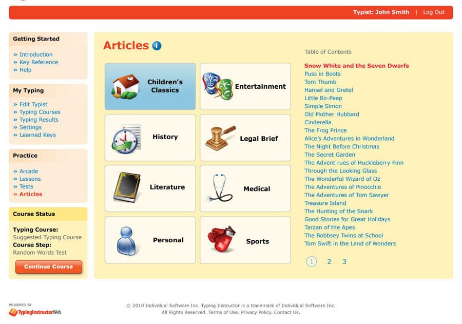 Typing Instructor Gold 5.3 for Windows
